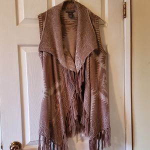 Suzy Shier Navaho fringed Vest